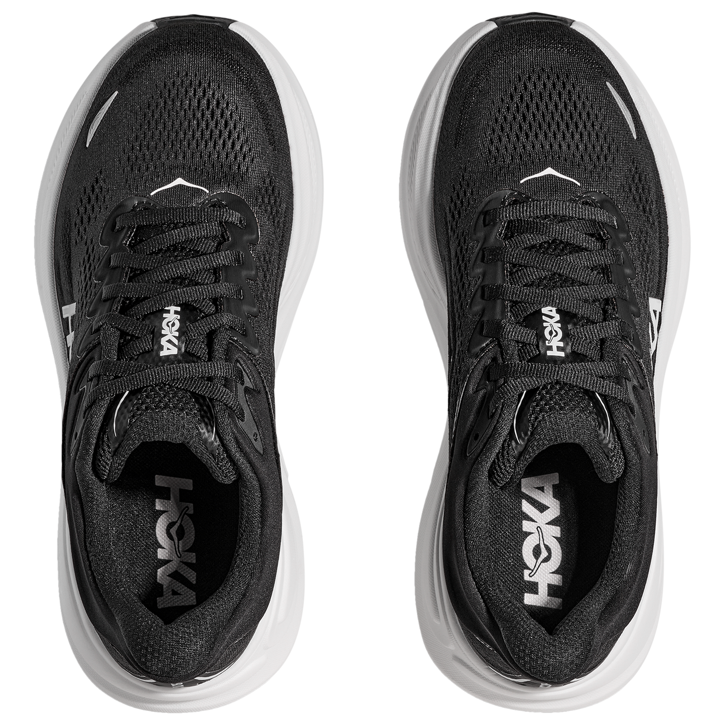 HOKA Bondi 9 - Men's - White/Black