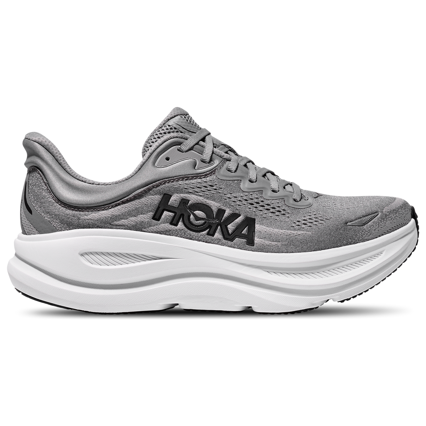 HOKA Bondi 9 - Men's - Stellar Grey/Galactic Grey