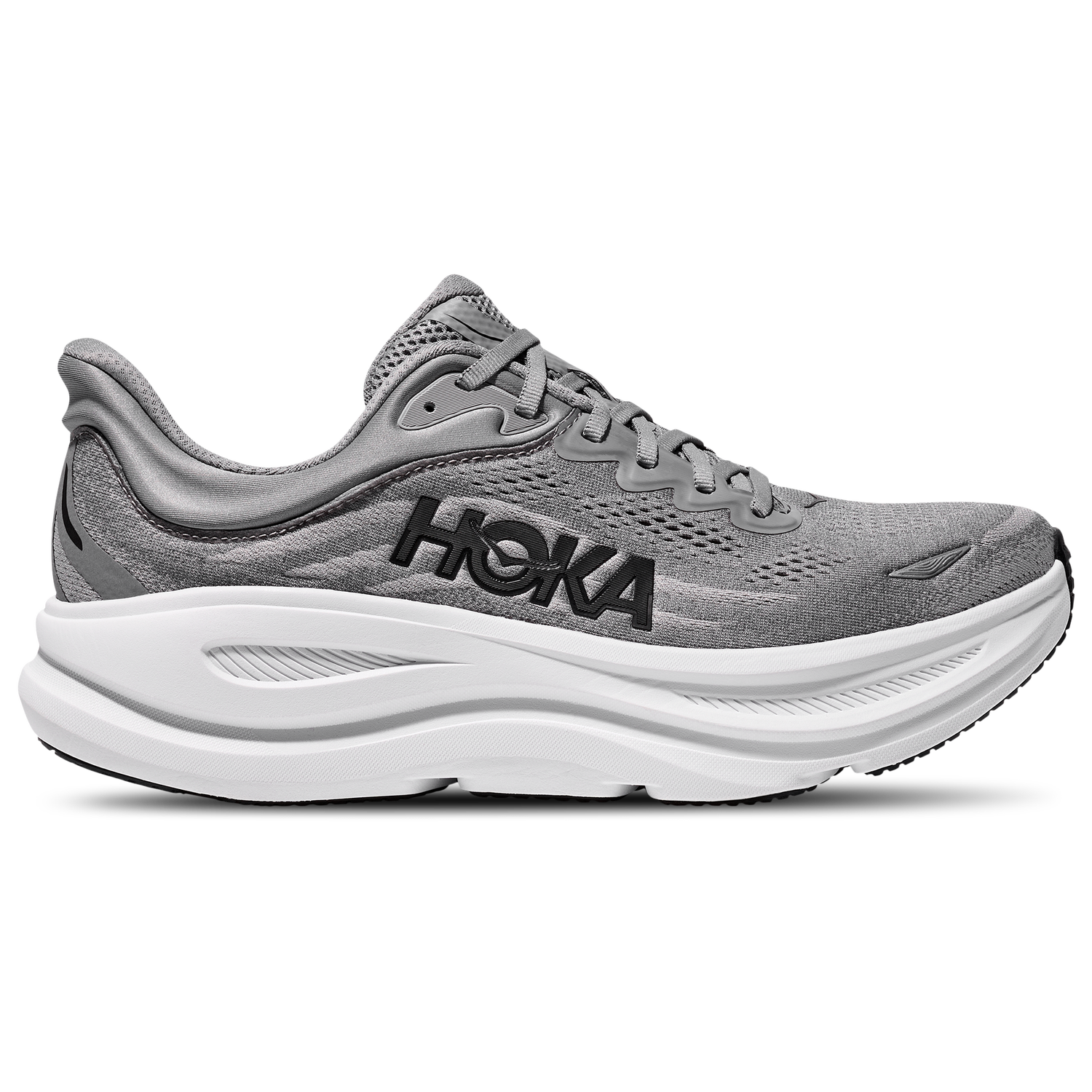 HOKA Bondi 9 - Men's - Stellar Grey/Galactic Grey