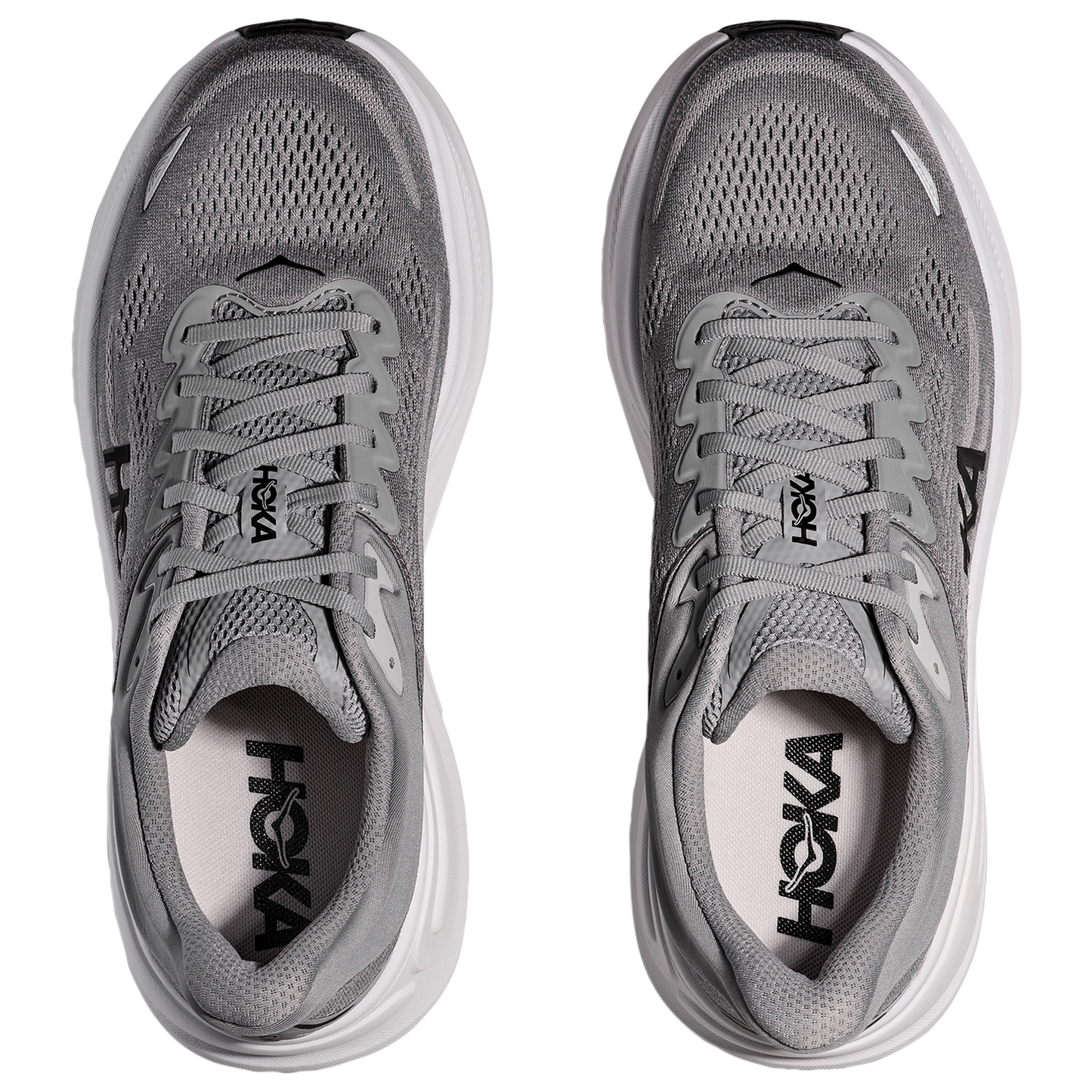 HOKA Bondi 9 - Men's - Stellar Grey/Galactic Grey