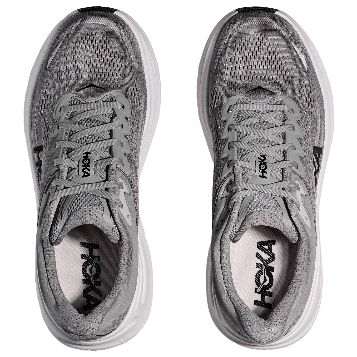 HOKA Bondi 9 - Men's - Stellar Grey/Galactic Grey