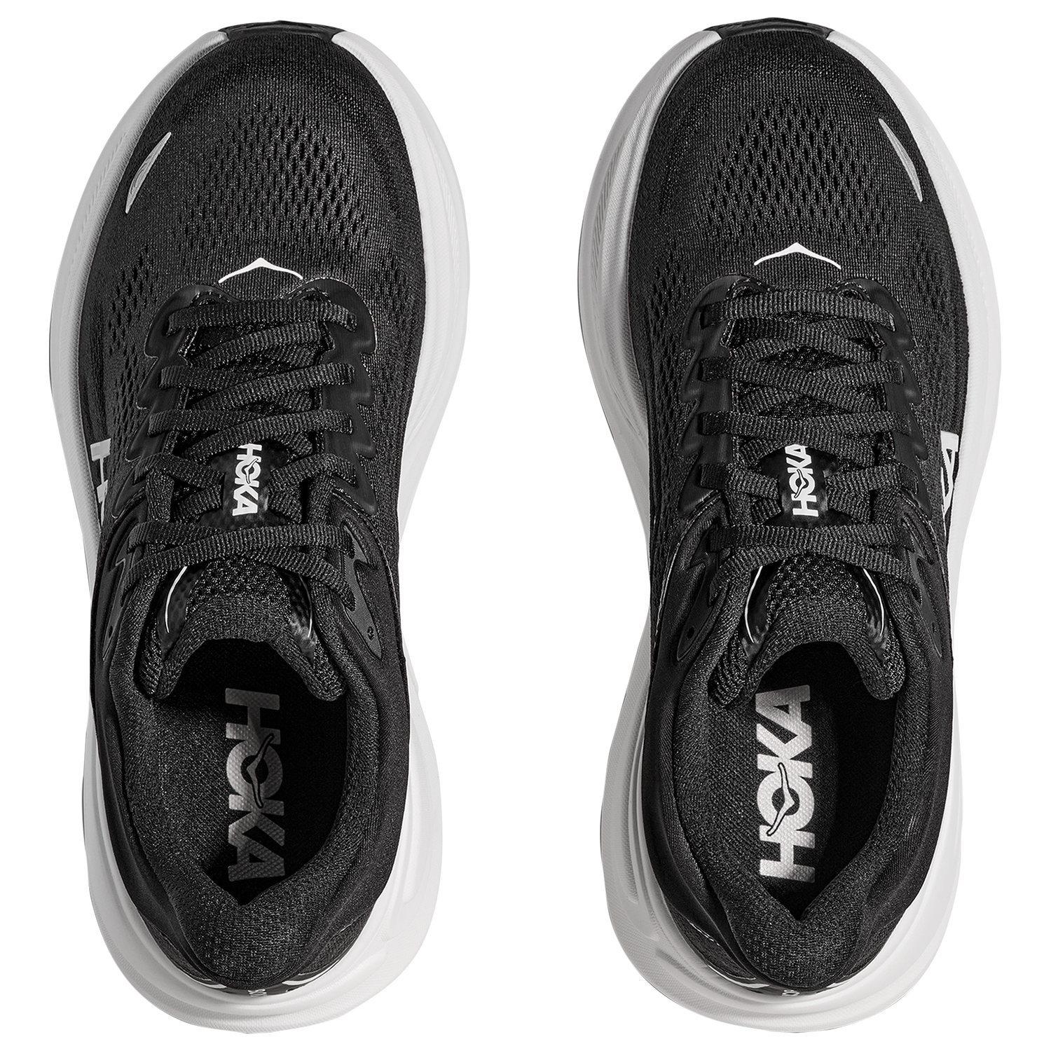 HOKA Bondi 9 - Women's - White/Black