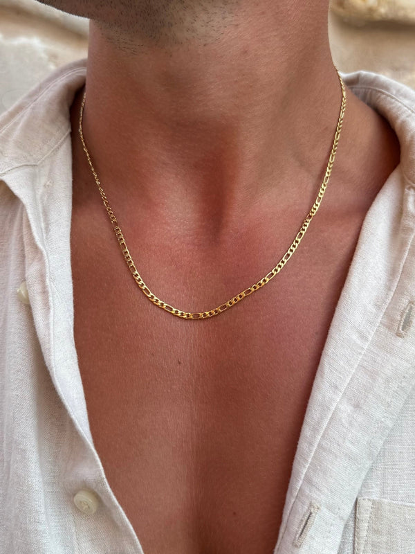 FIGARO CHAIN 3MM | 18K Gold