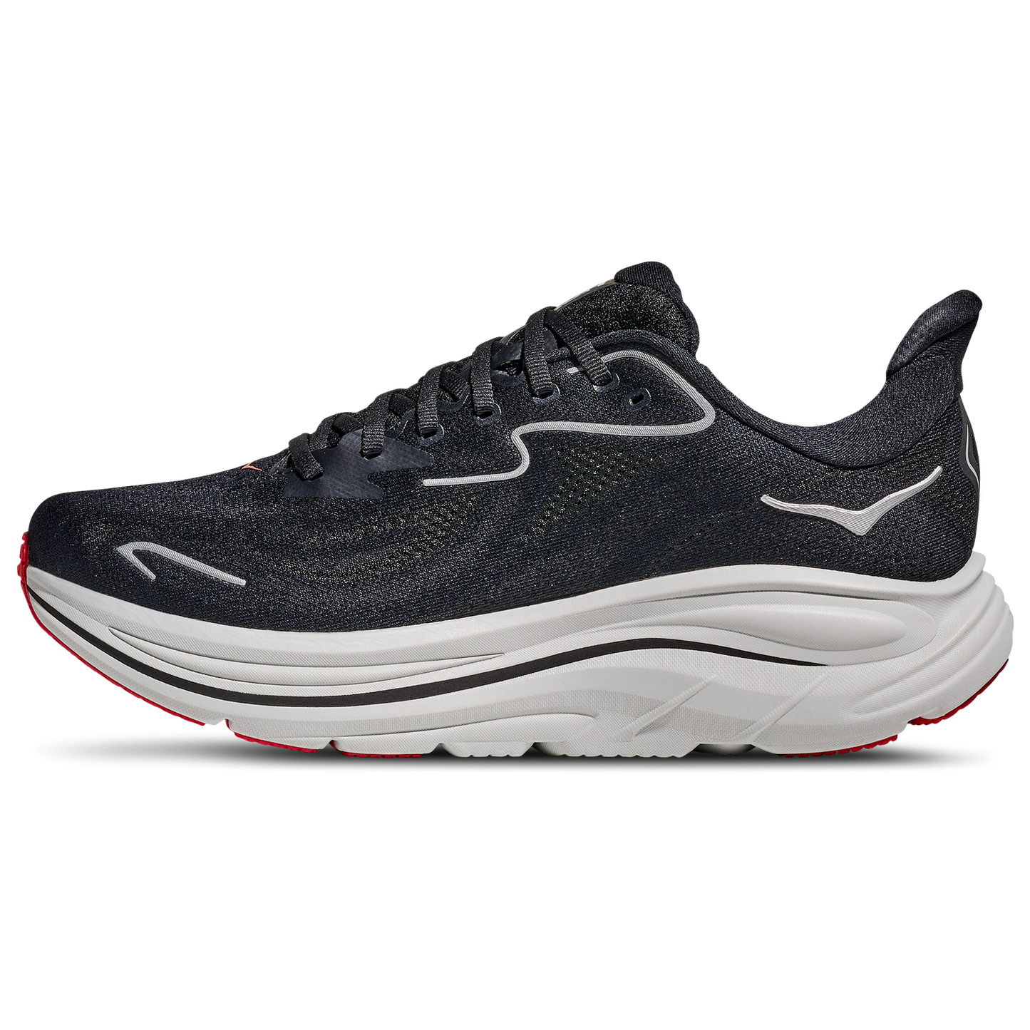 HOKA Clifton 10 - Men's - Black/Silver