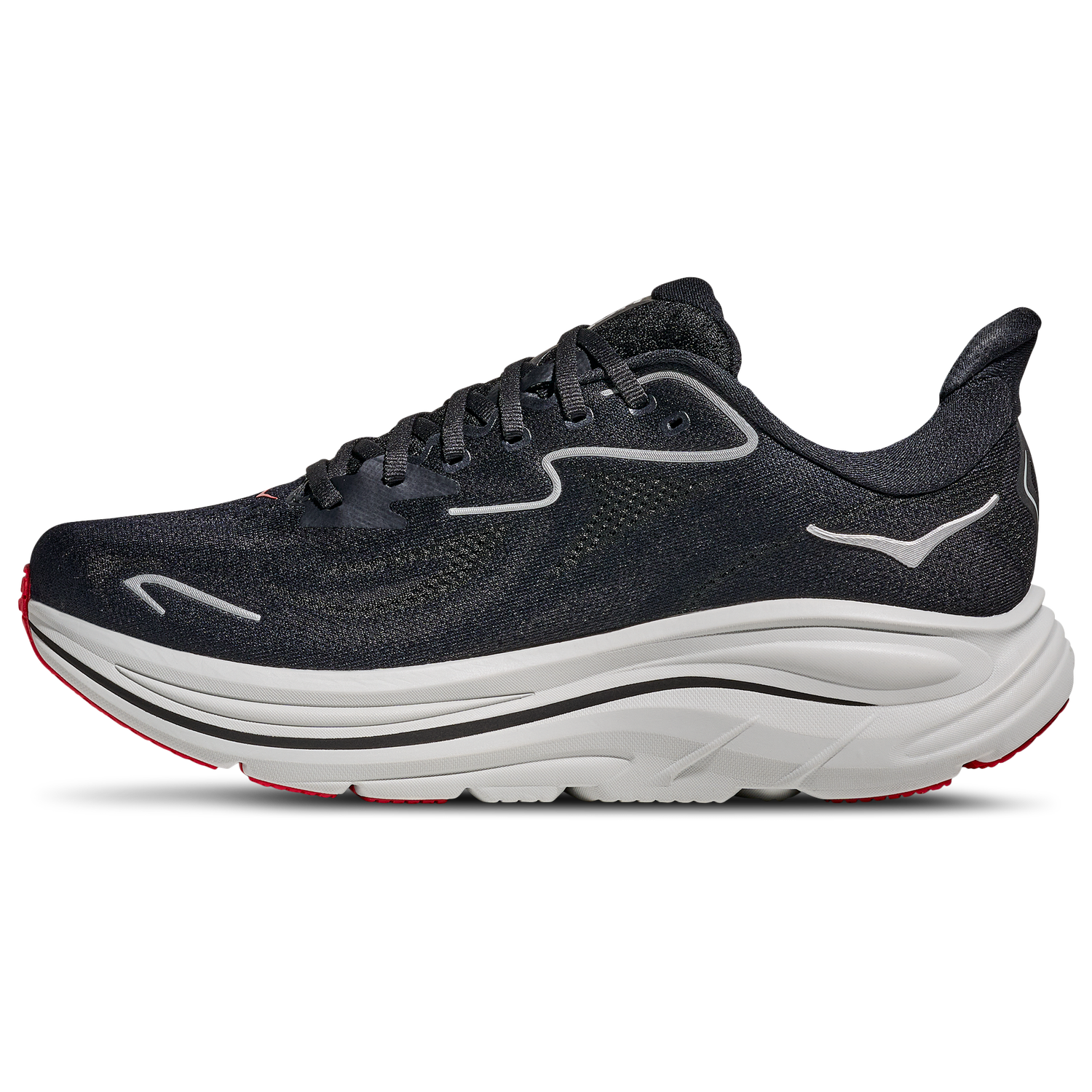 HOKA Clifton 10 - Men's - Black/Silver