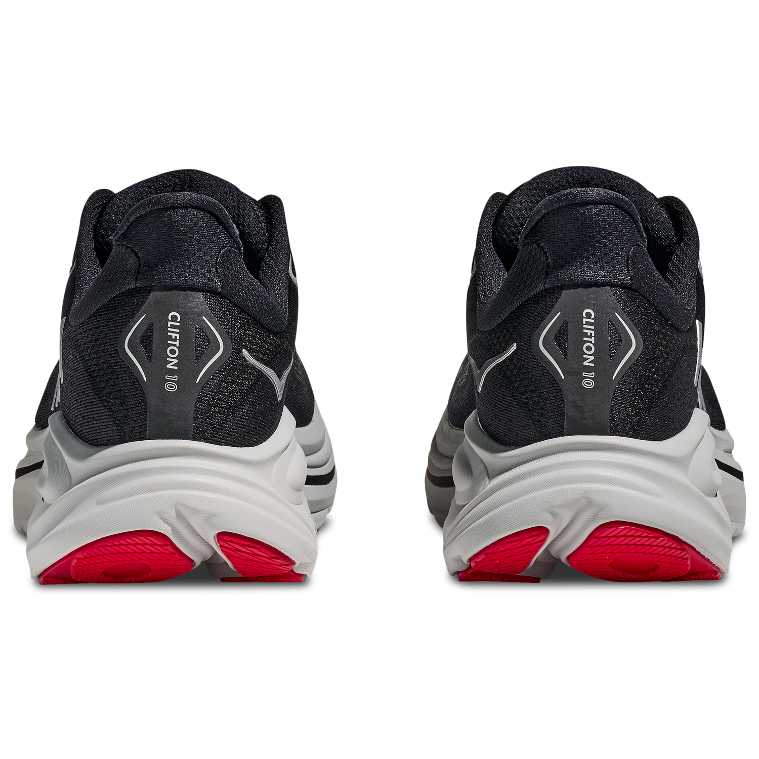 HOKA Clifton 10 - Men's - Black/Silver