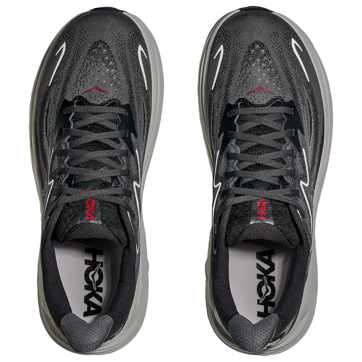 HOKA Clifton 10 - Men's - Carbon Black/Satellite Grey