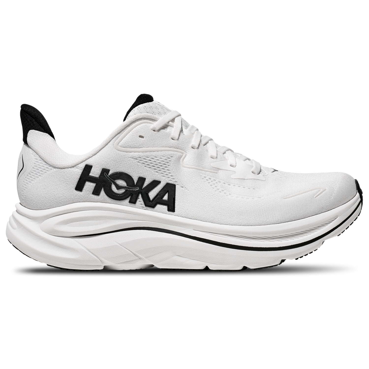 HOKA Clifton 10 - Men's - White/Black (2030WBLC)