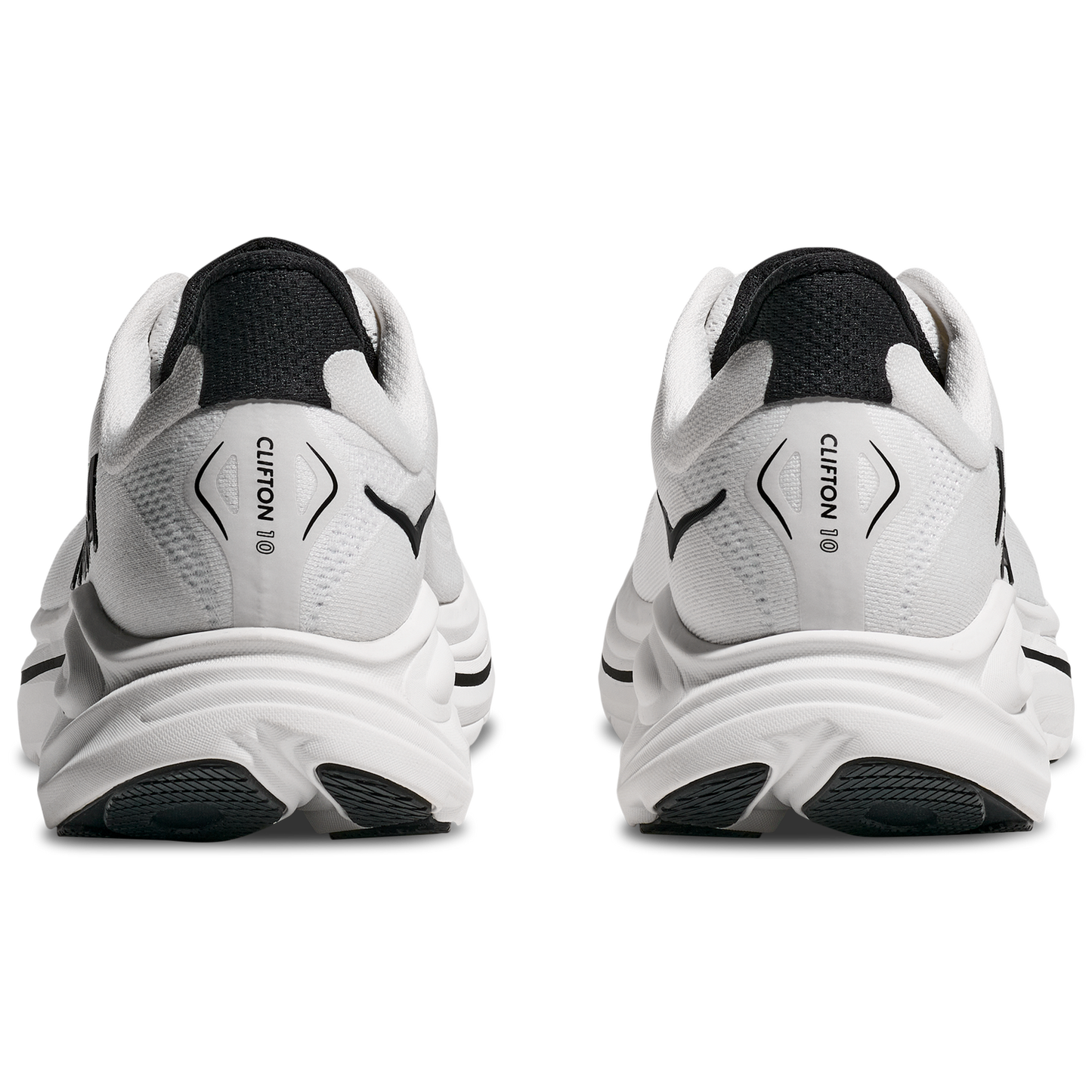 HOKA Clifton 10 - Men's - White/Black (2030WBLC)