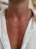 FIGARO CHAIN 5MM | 18K Gold
