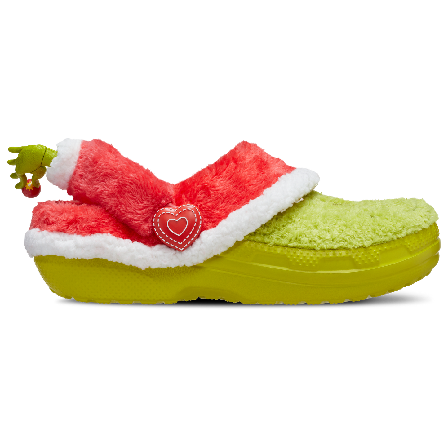 Crocs Grinch Classic Lined Clogs - Men's - Green/White/Red