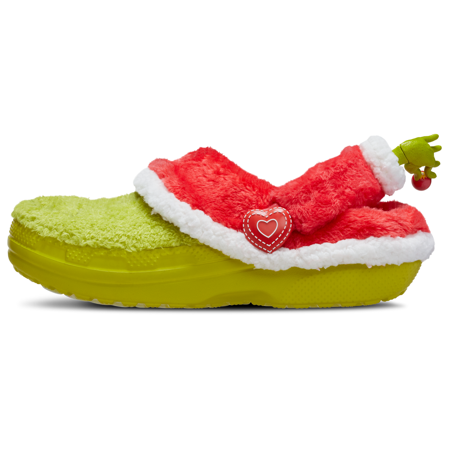 Crocs Grinch Classic Lined Clogs - Men's - Green/White/Red