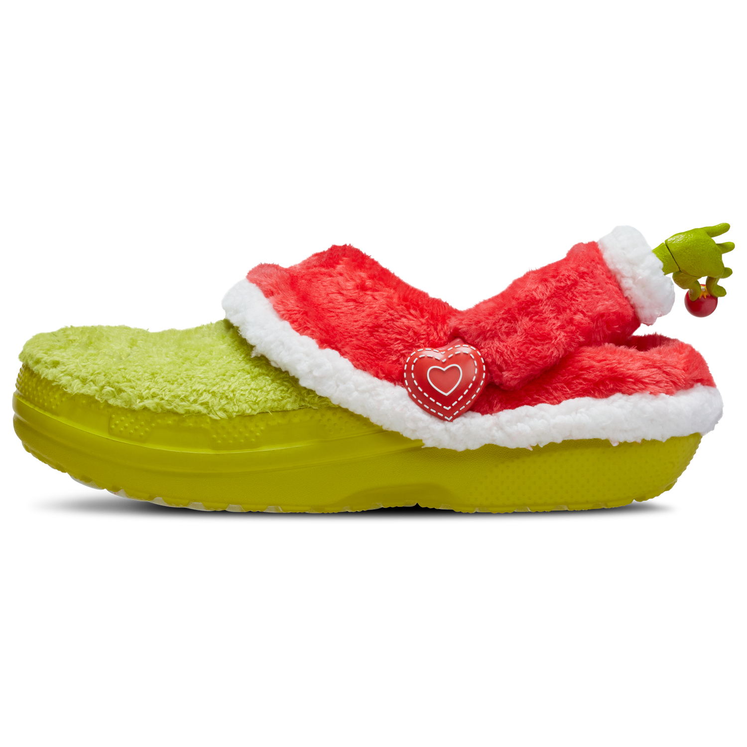 Crocs Grinch Classic Lined Clogs - Men's - Green/White/Red