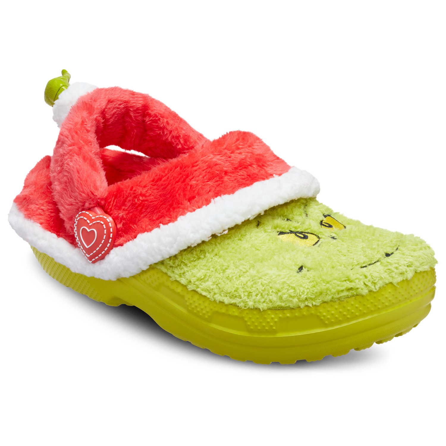 Crocs Grinch Classic Lined Clogs - Men's - Green/White/Red