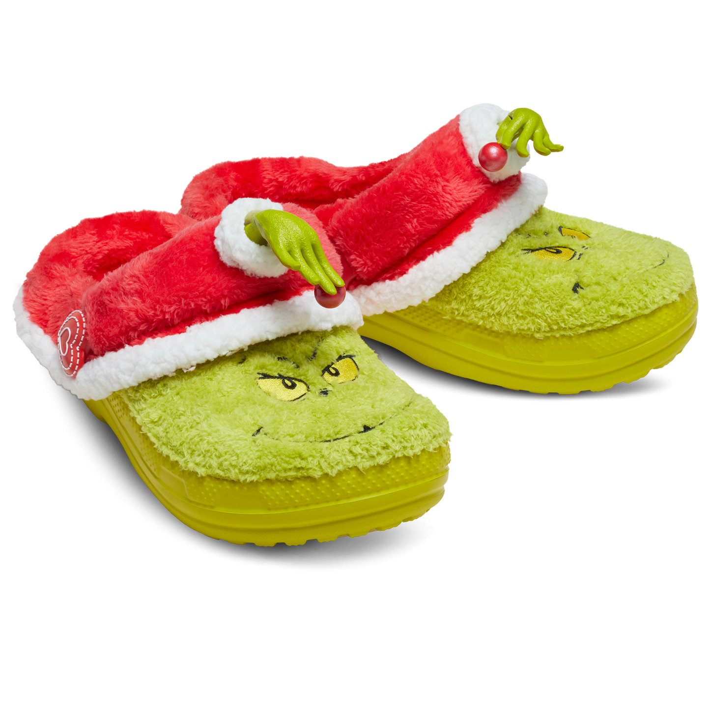Crocs Grinch Classic Lined Clogs - Men's - Green/White/Red