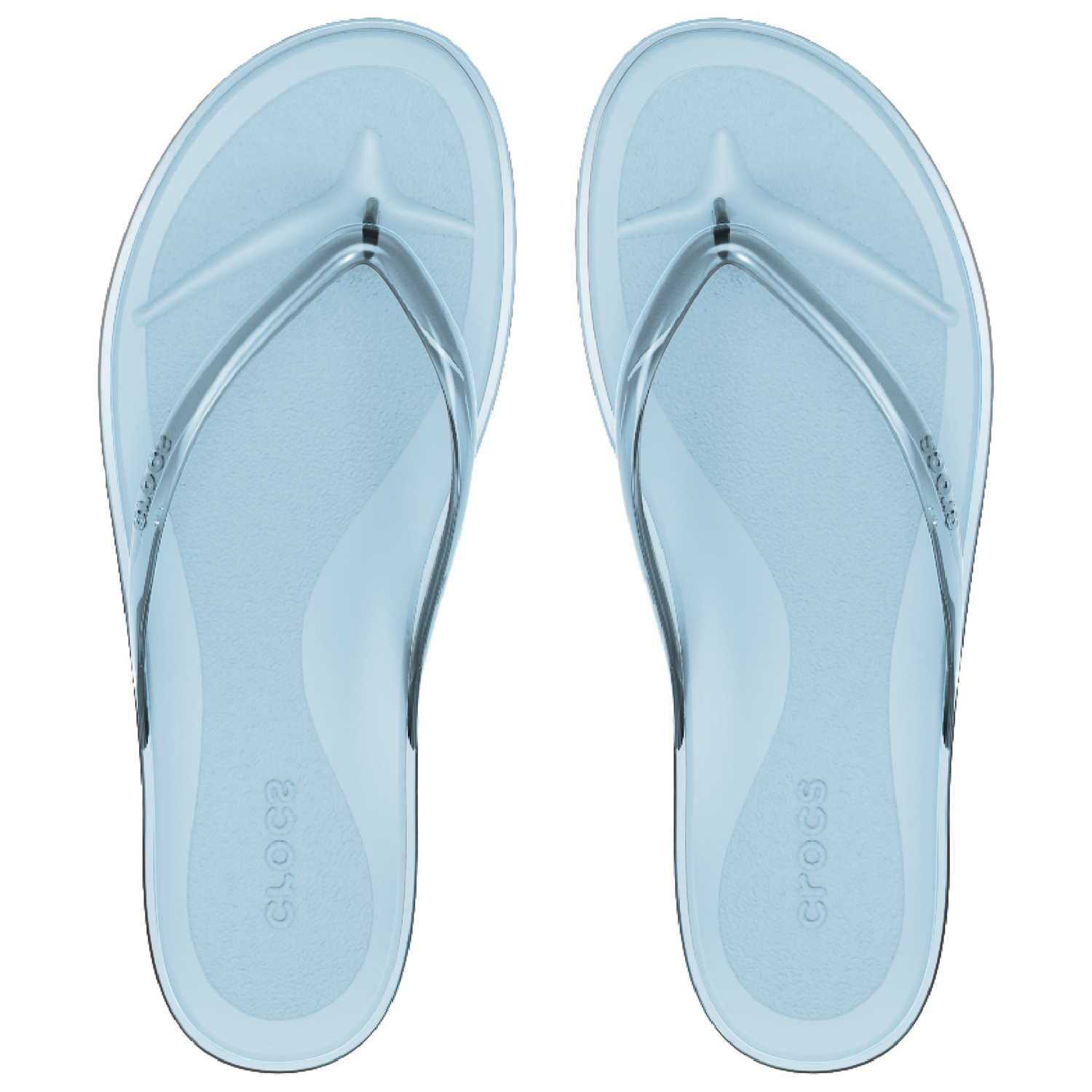 Crocs Miami Jelly Round Toe Flip Sandals - Women's - Multi