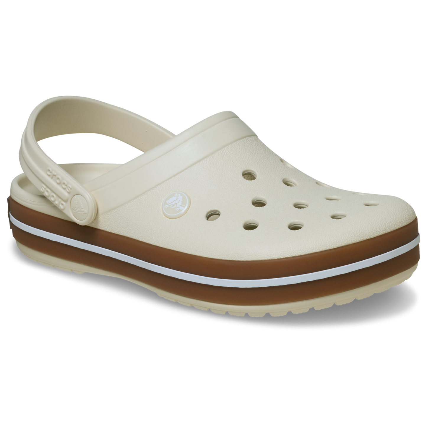 Crocs Crocband Gum Clog - Men's - Summit White