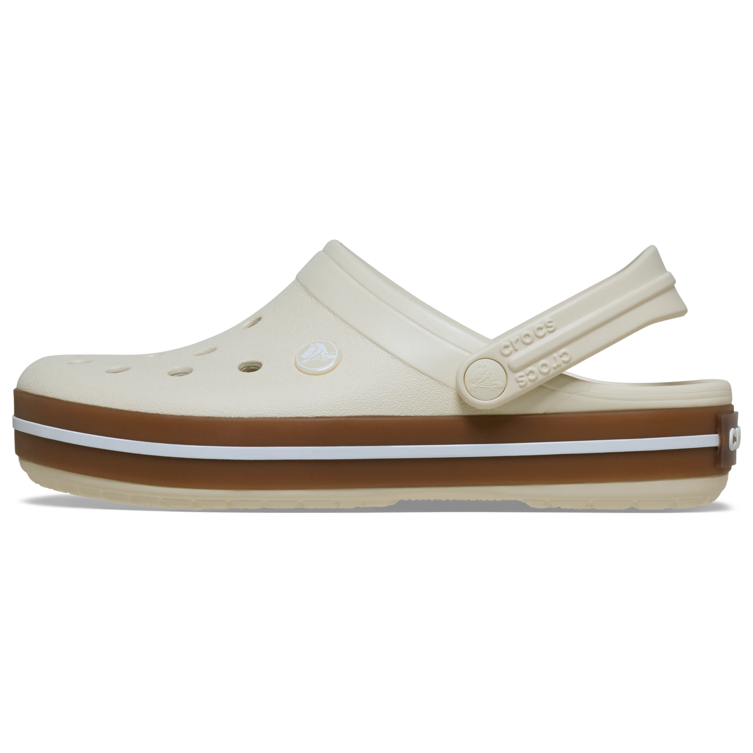 Crocs Crocband Gum Clog - Men's - Summit White