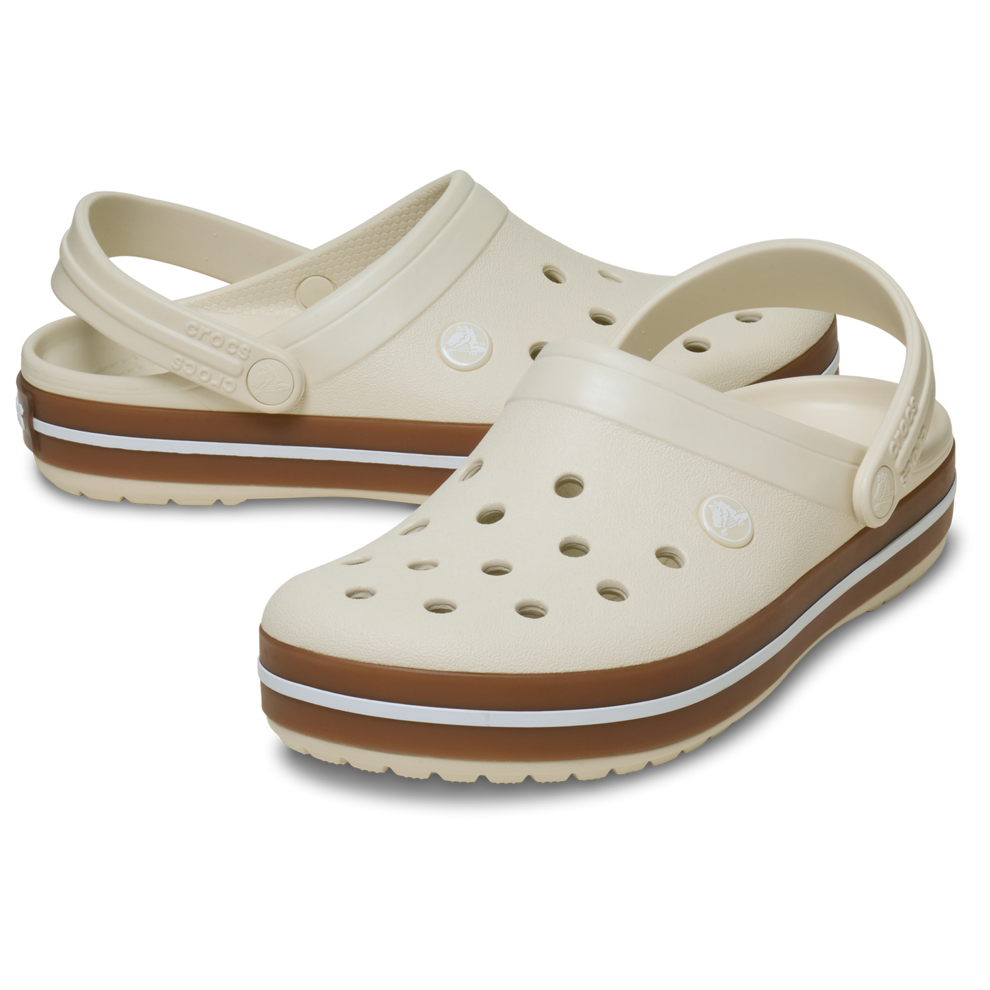 Crocs Crocband Gum Clog - Men's - Summit White