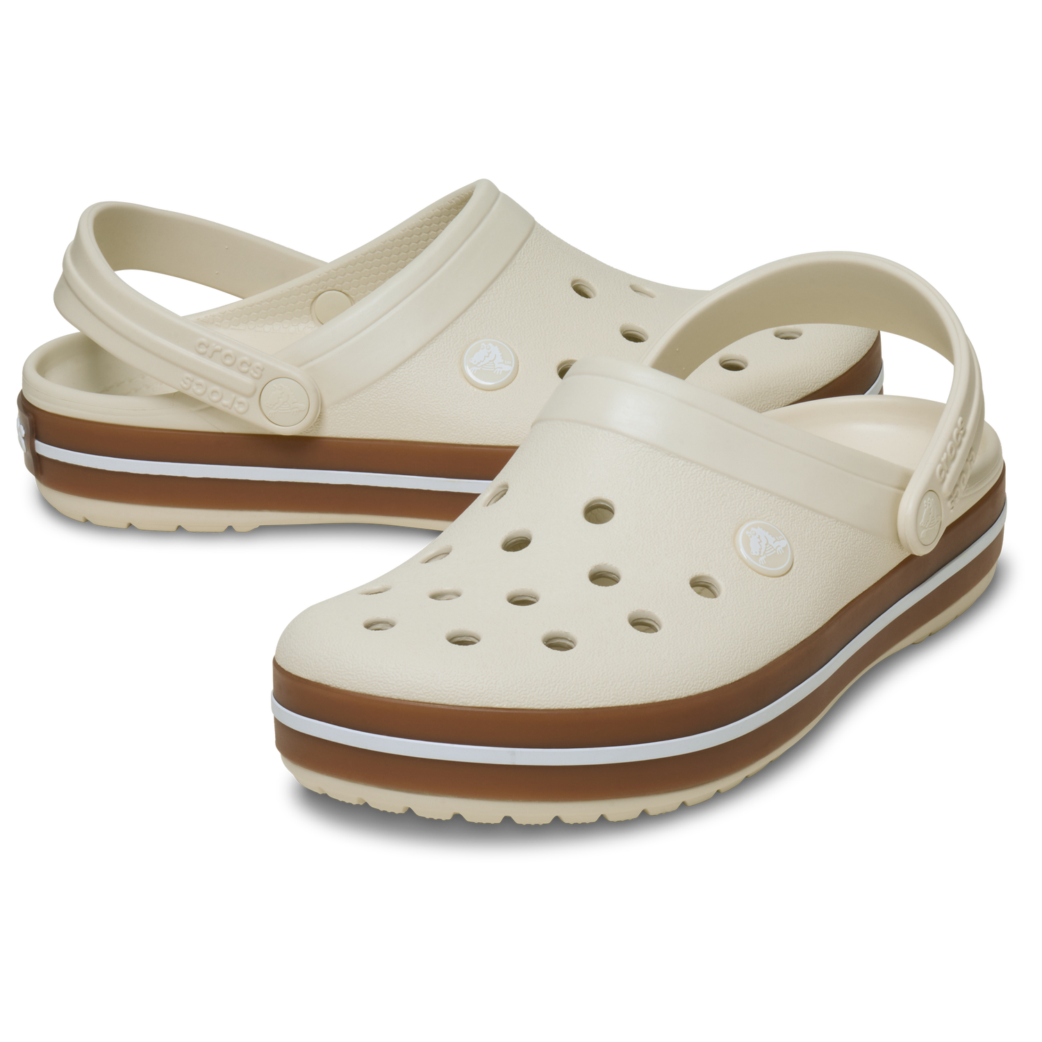 Crocs Crocband Gum Clog - Men's - Summit White