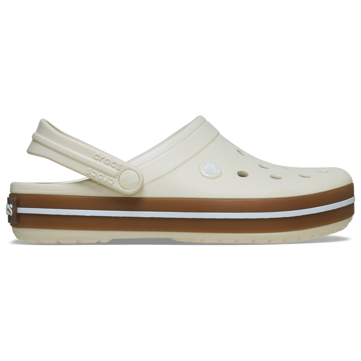 Crocs Crocband Gum Clog - Men's - Summit White