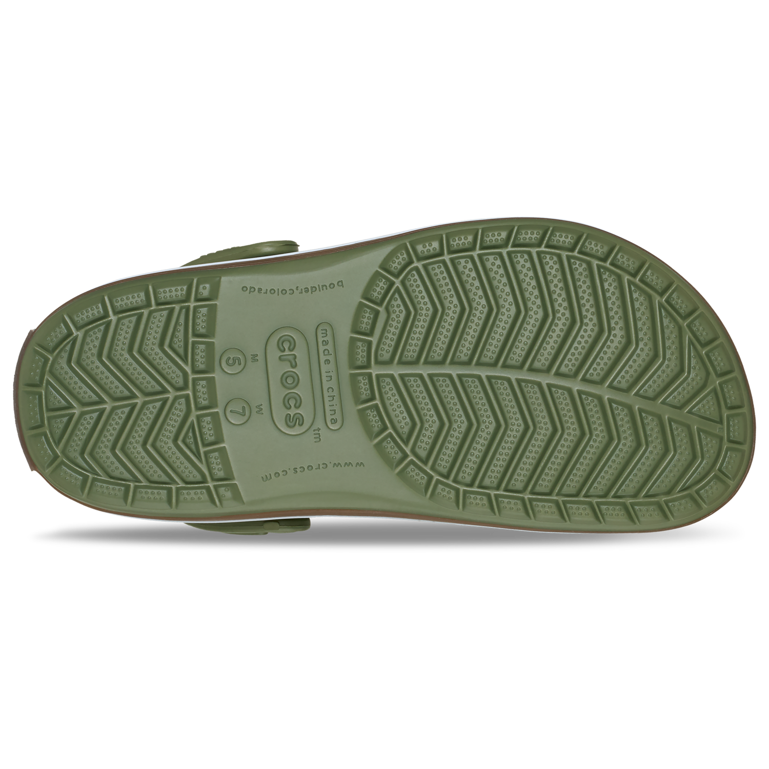 Crocs Crocband Gum Clog - Men's - Cargo