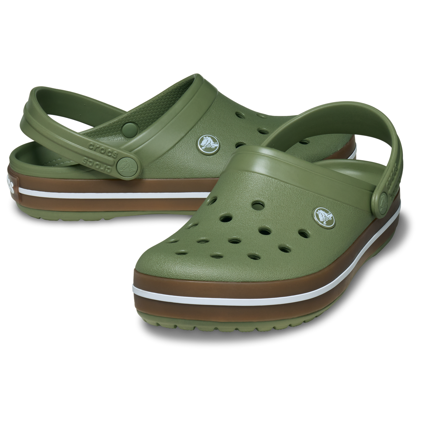 Crocs Crocband Gum Clog - Men's - Cargo