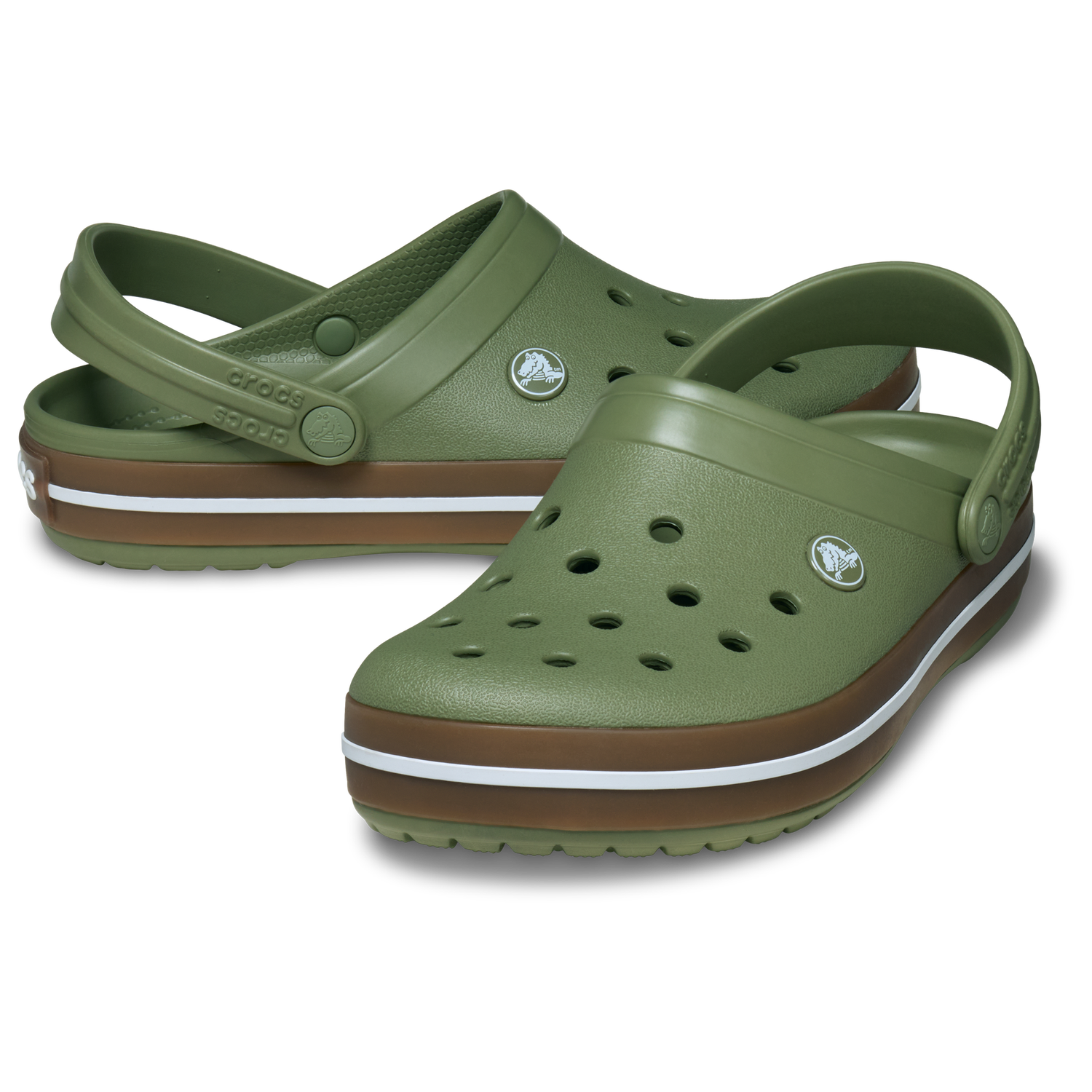 Crocs Crocband Gum Clog - Men's - Cargo