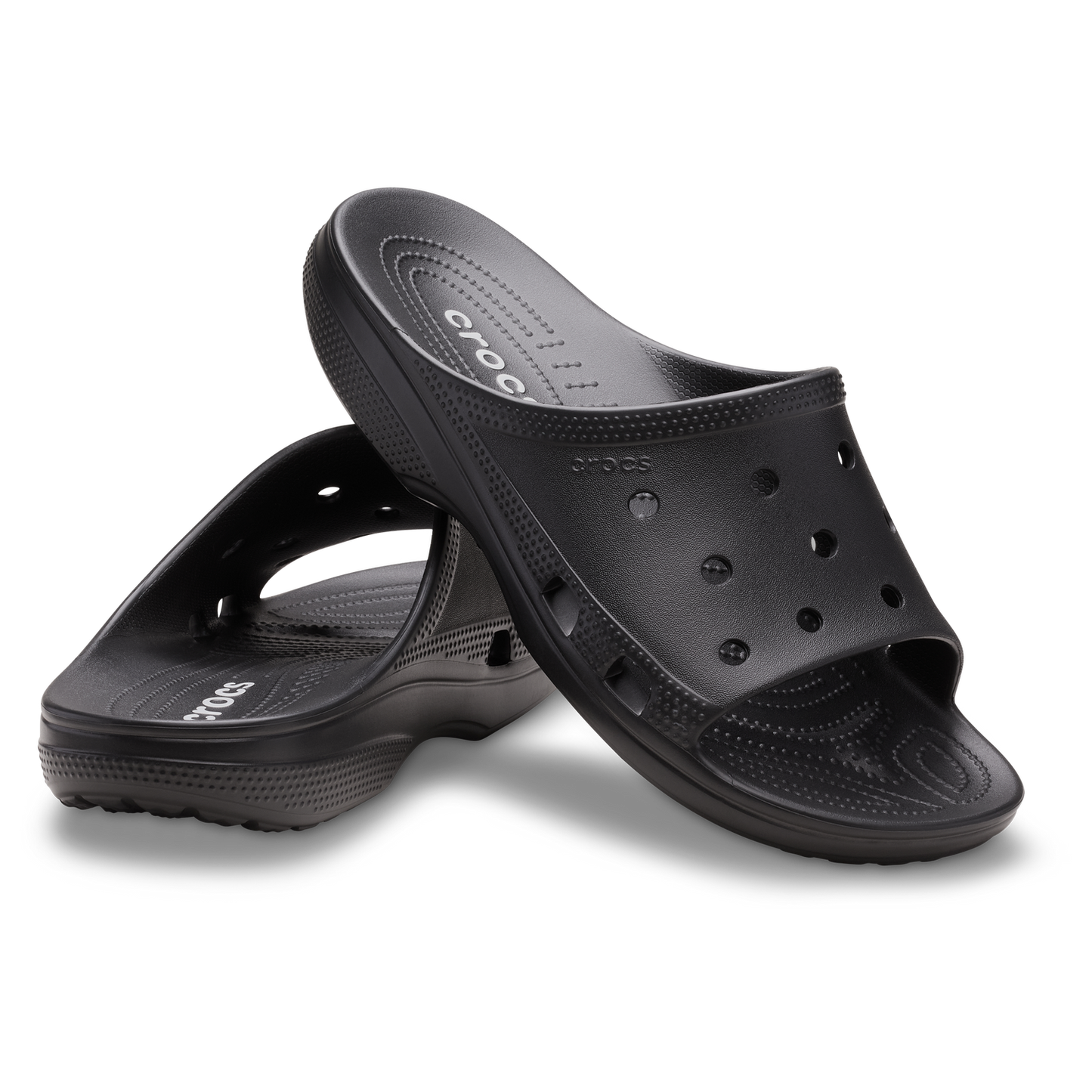 Crocs Saturday Slide - Men's - Black/Black