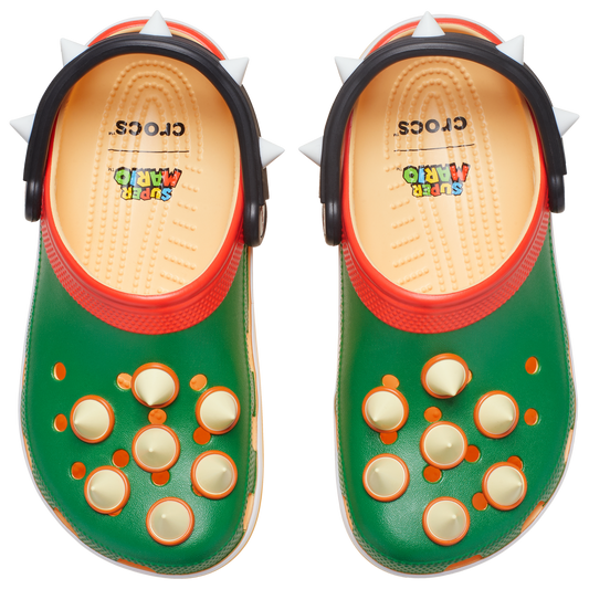 Crocs Bowser Classic Clogs - Men's - Multi/Green