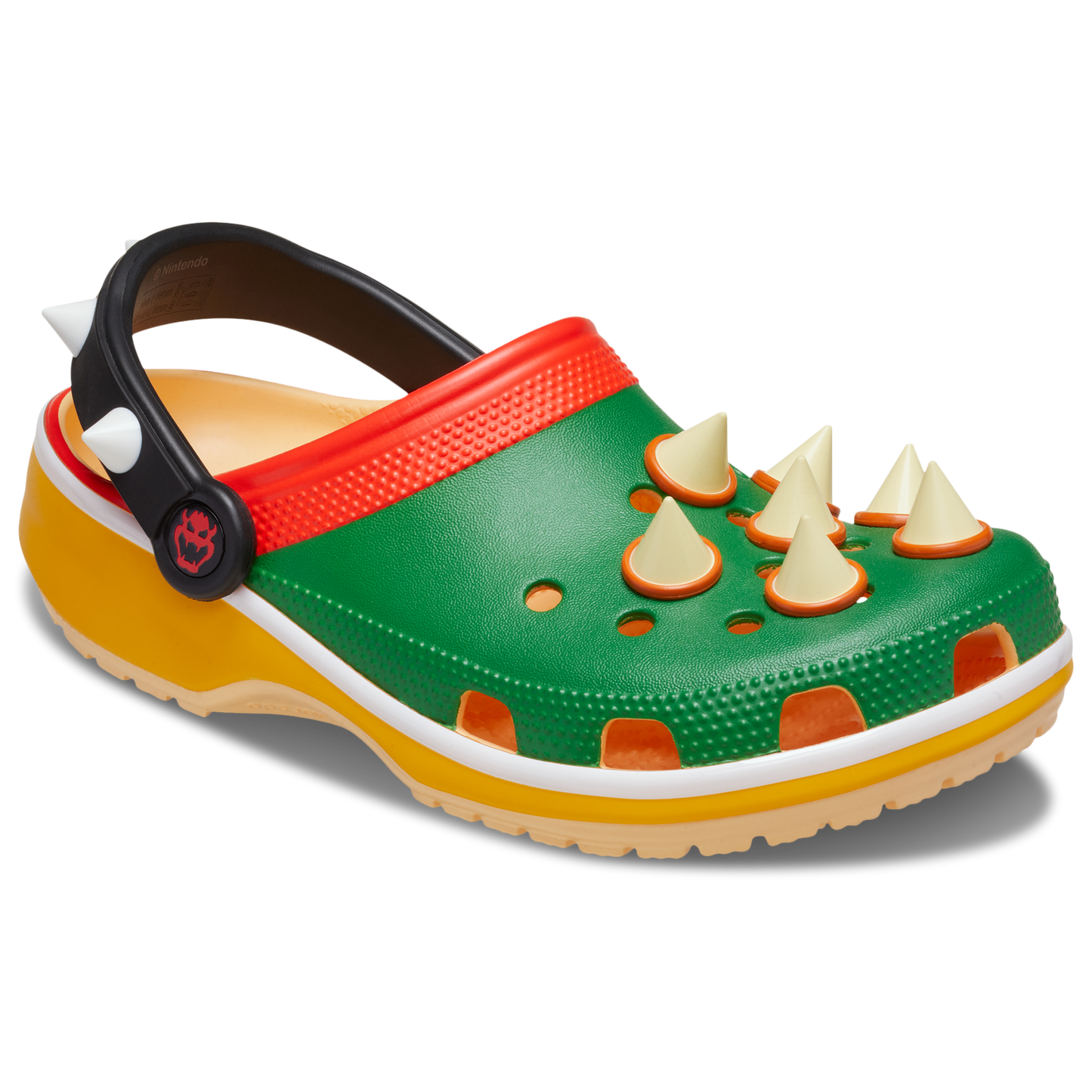 Crocs Bowser Classic Clogs - Men's - Multi/Green