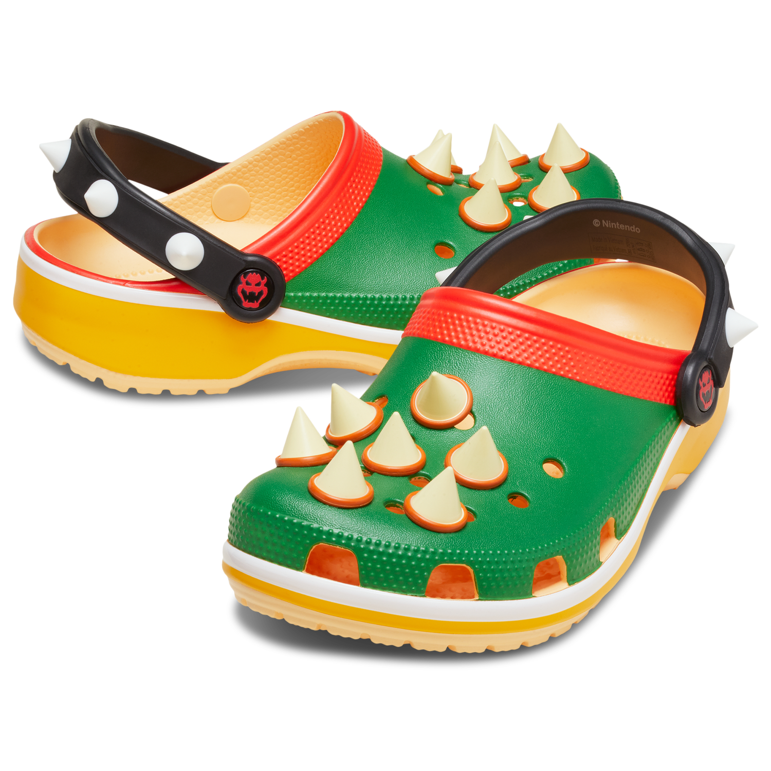 Crocs Bowser Classic Clogs - Men's - Multi/Green