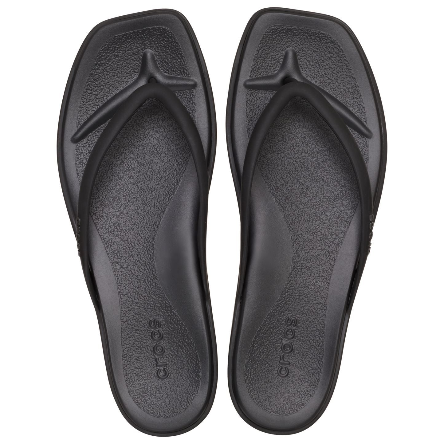 Crocs Miami Flip Sandals - Women's - Black