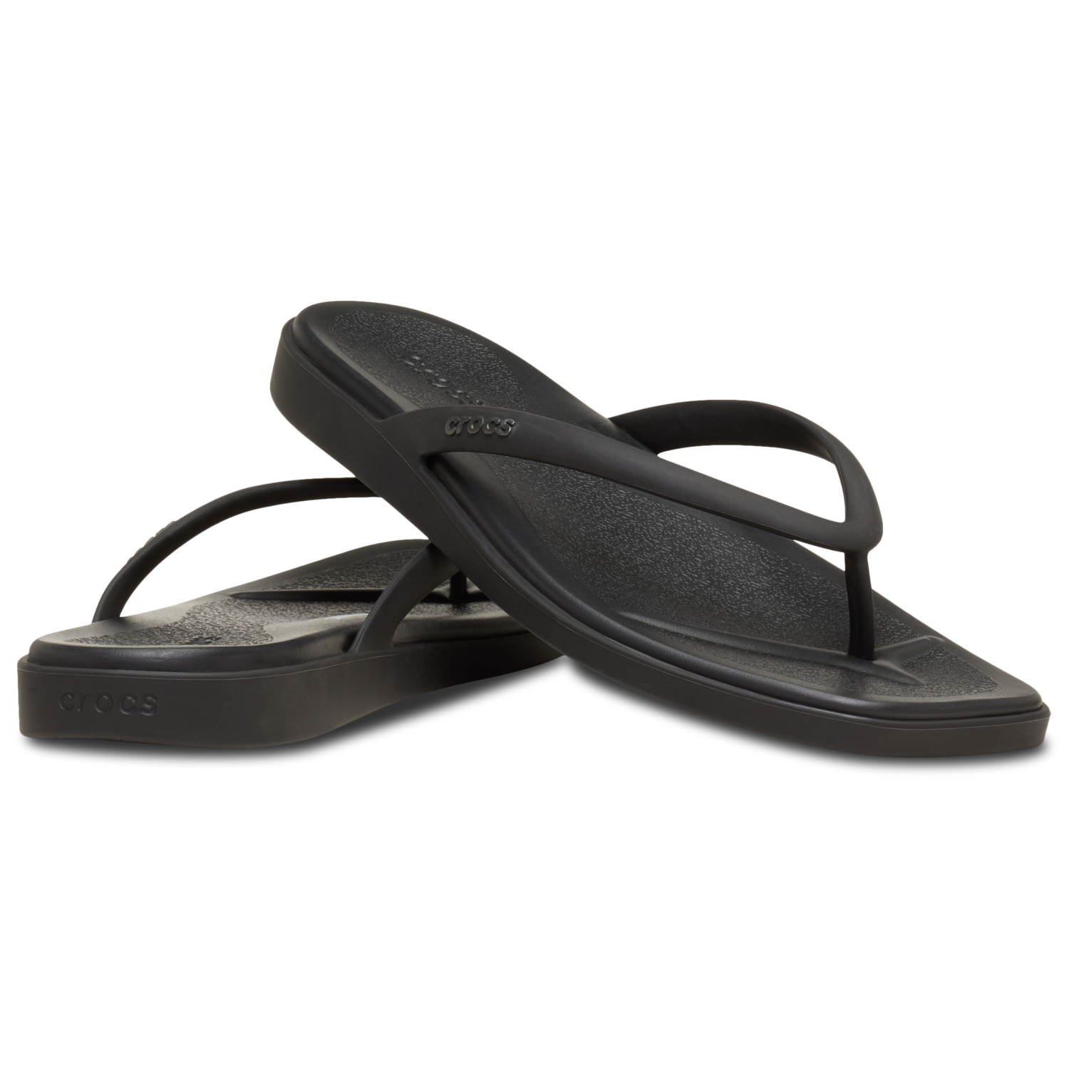Crocs Miami Flip Sandals - Women's - Black