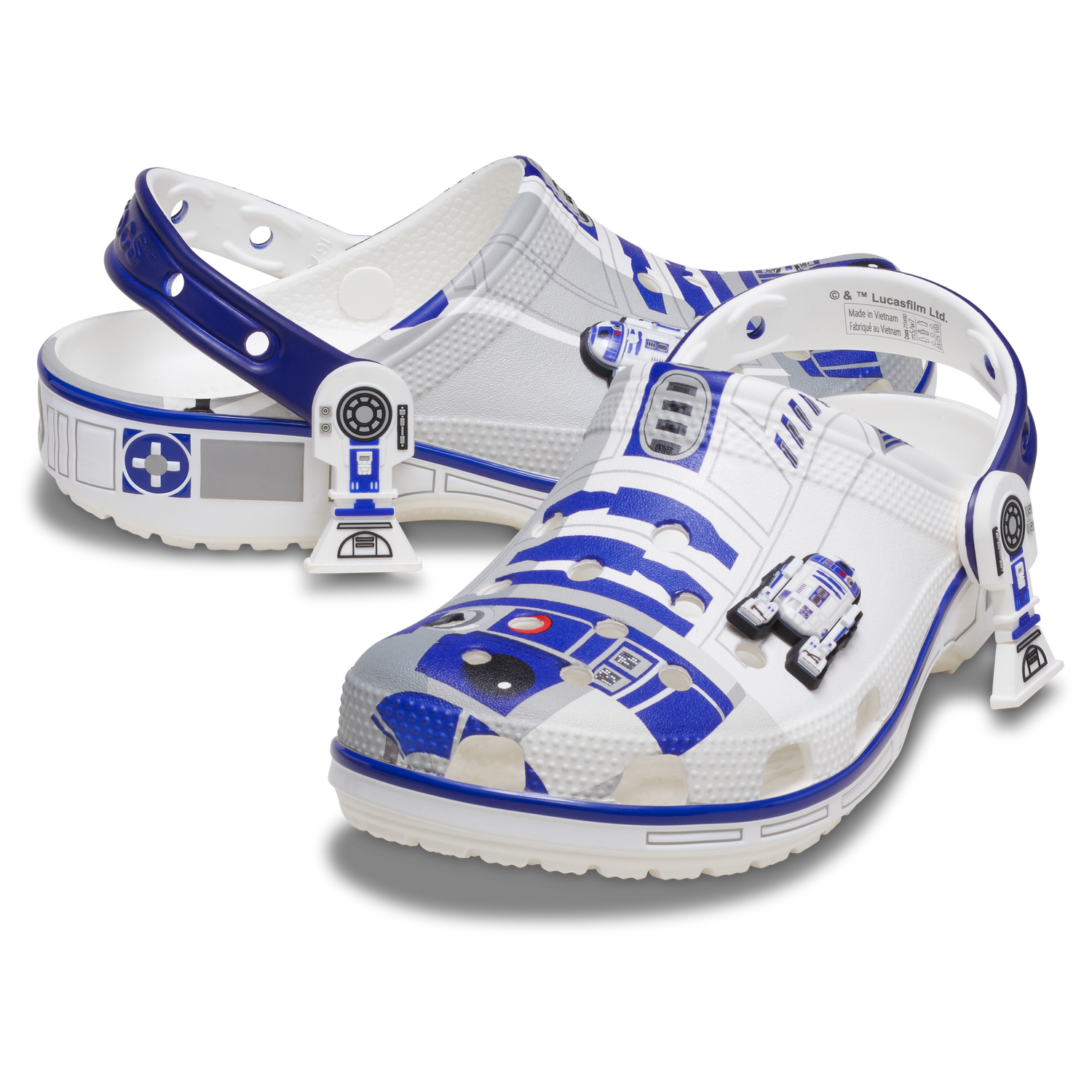 Crocs Classic Clogs - Men's - White/Blue