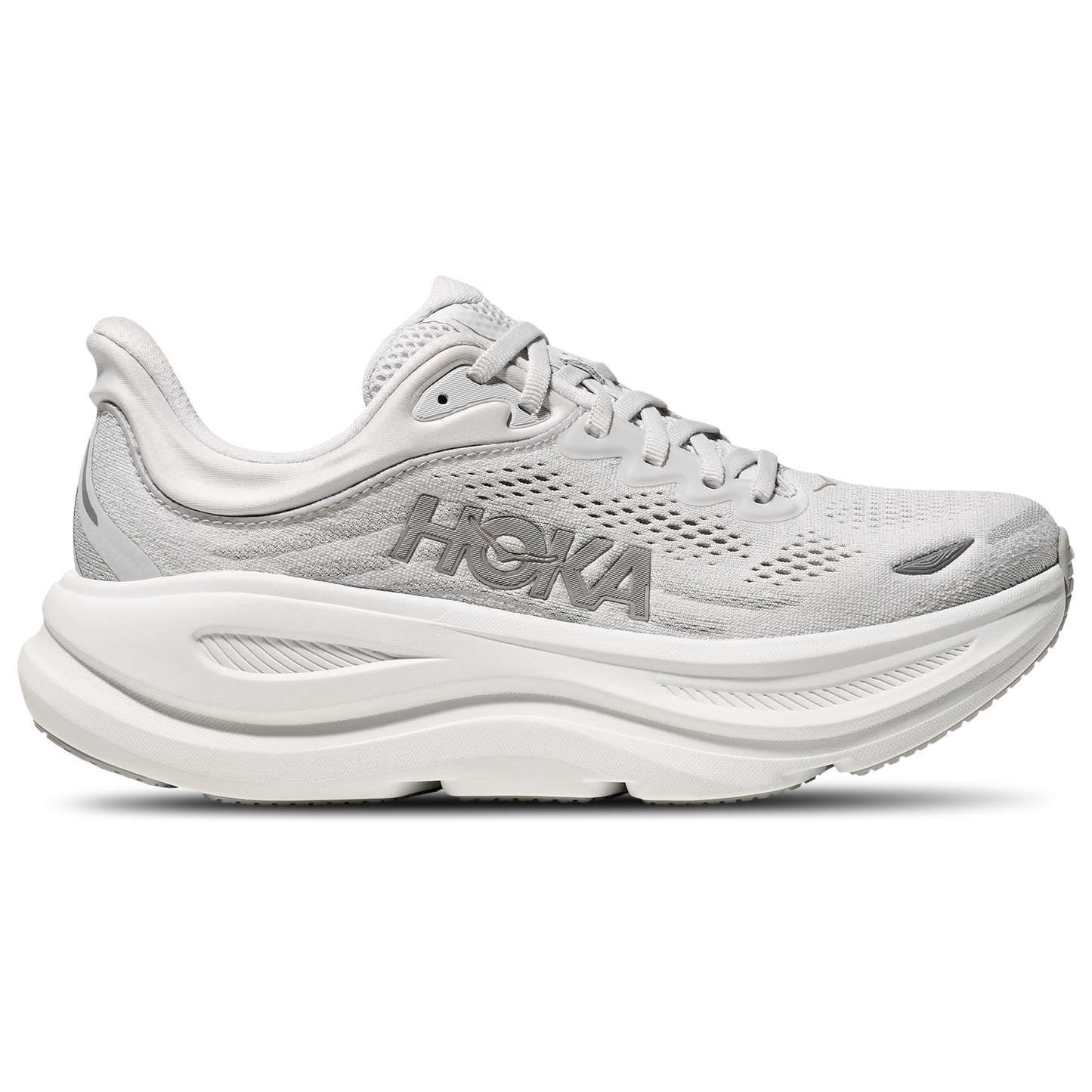 HOKA Bondi 9 - Women's - Silver/Stardust