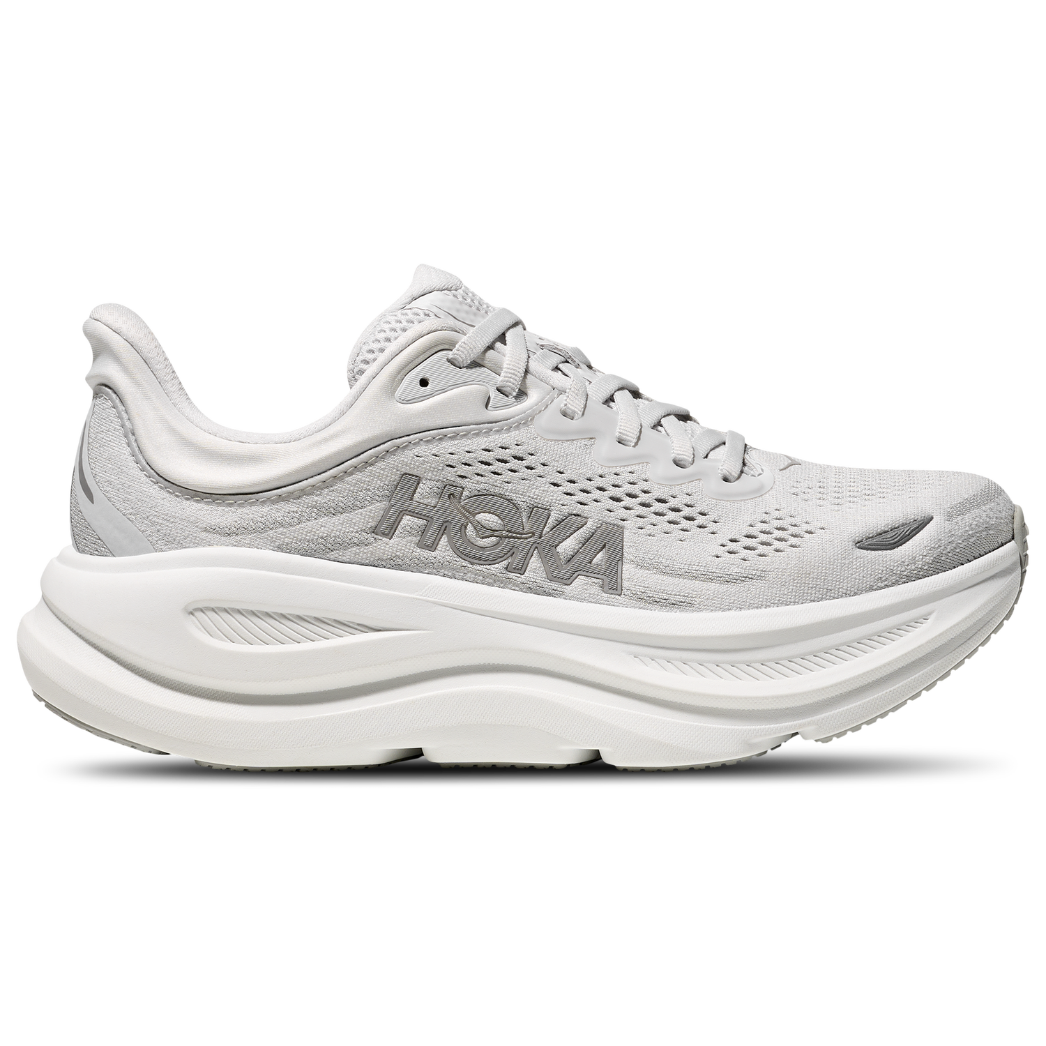 HOKA Bondi 9 - Women's - Silver/Stardust