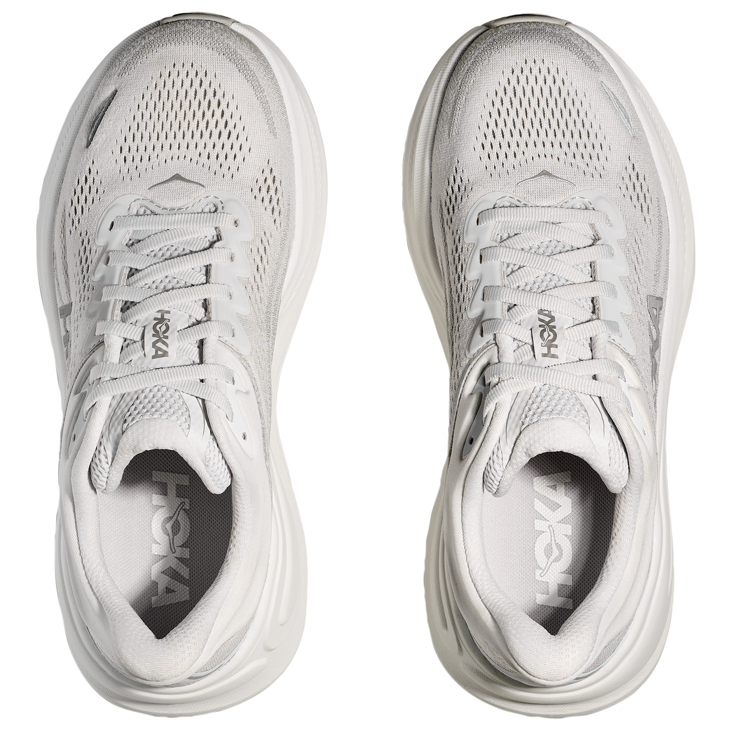 HOKA Bondi 9 - Women's - Silver/Stardust