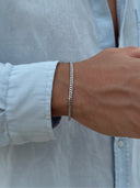 CUBAN BRACELET 3MM | Silver