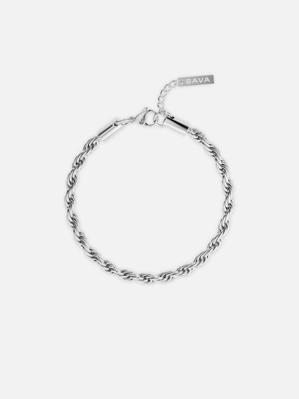 ROPE BRACELET 5MM | Silver