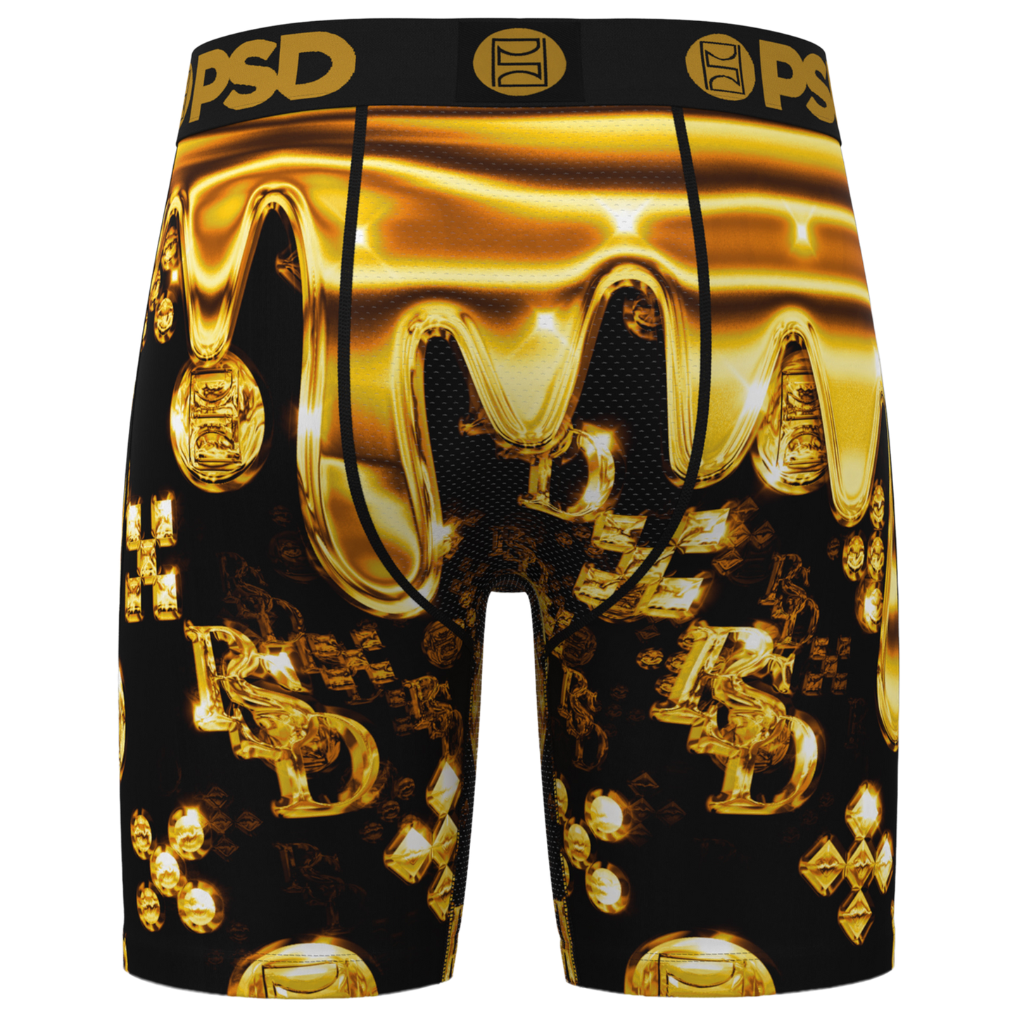 PSD Graphic Briefs - Men's - Gold/Gold
