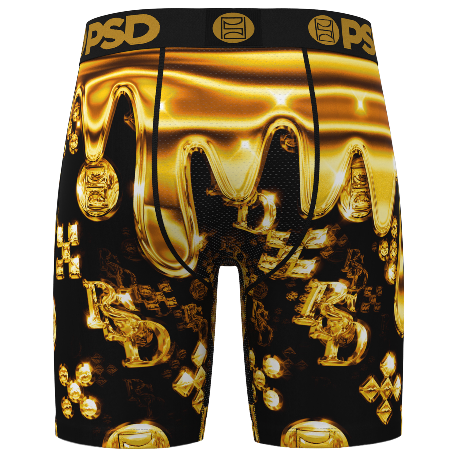 PSD Graphic Briefs - Men's - Gold/Gold