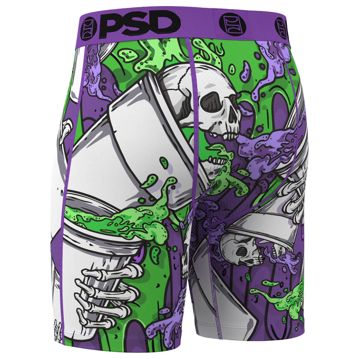 PSD Graphic Briefs - Men's - Purple/Purple