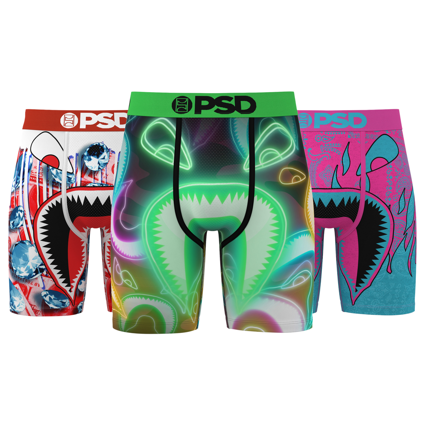 PSD Graphic Briefs 3 Pack - Men's - Multi/Multi
