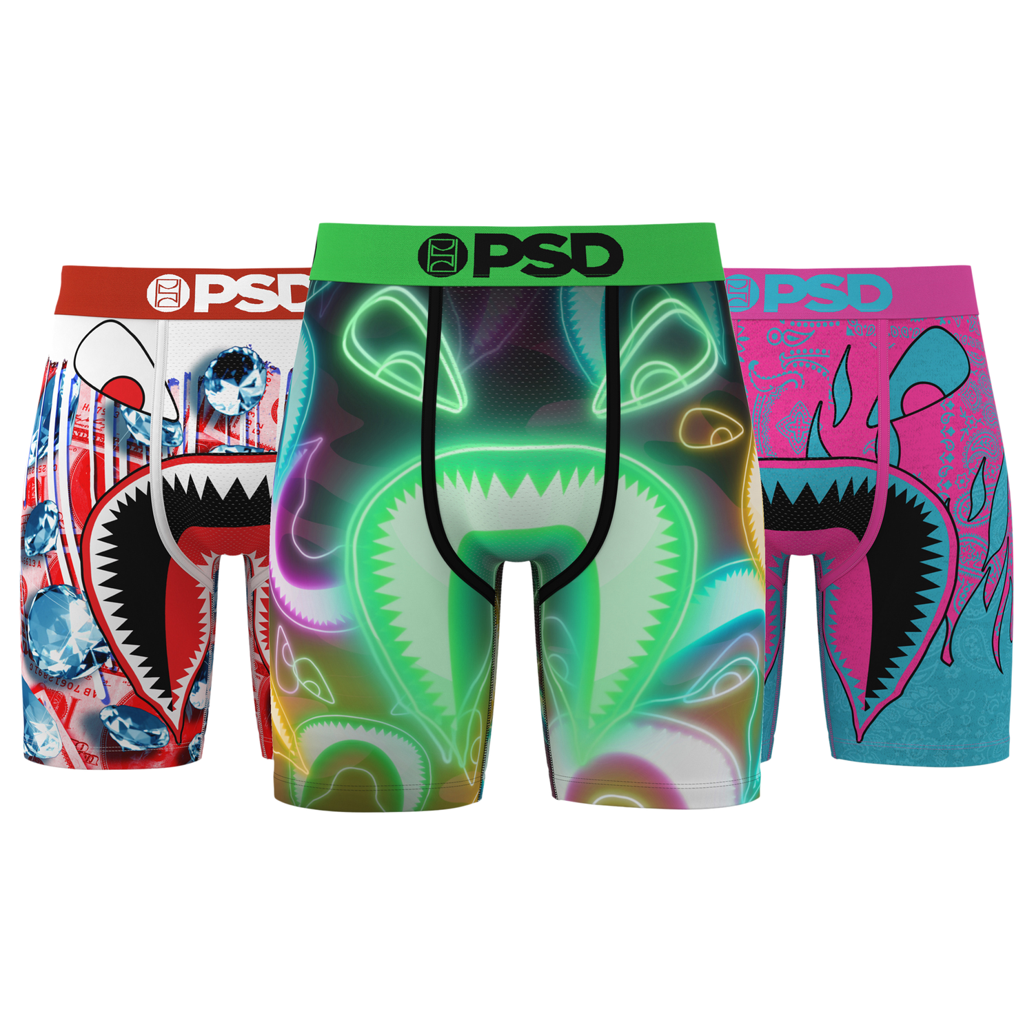 PSD Graphic Briefs 3 Pack - Men's - Multi/Multi