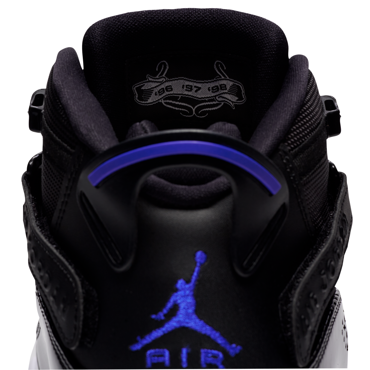 Jordan 6 Rings - Men's - Black/Hyper Royal/White