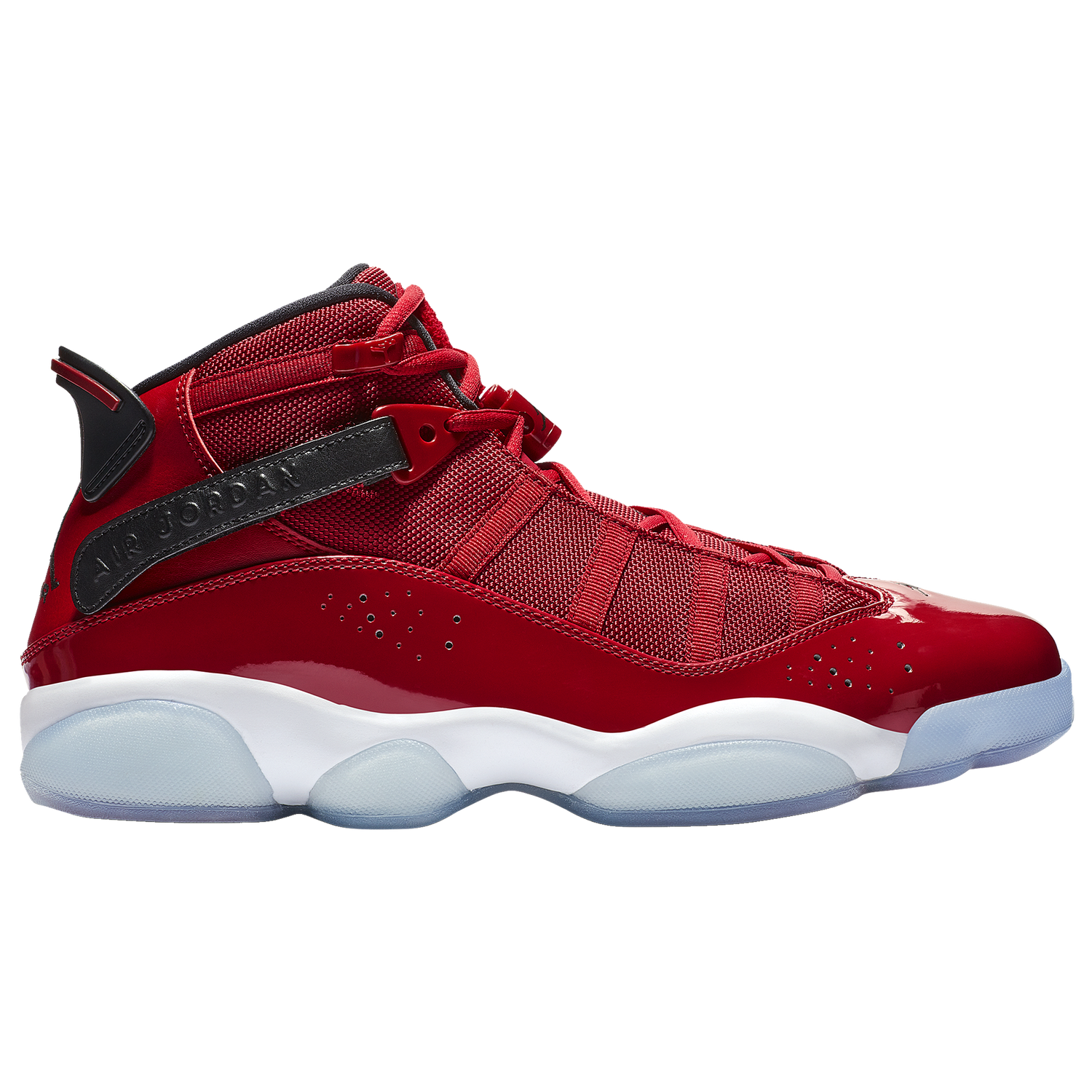 Jordan 6 Rings - Men's - White/Gym Red/Black