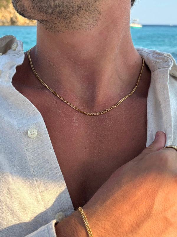 CUBAN CHAIN 3MM | 18K Gold