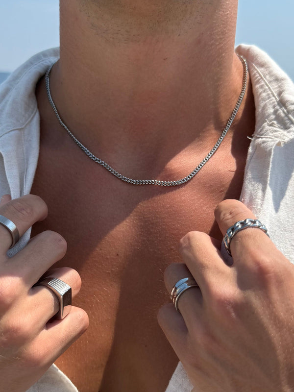 CUBAN CHAIN 3MM | Silver