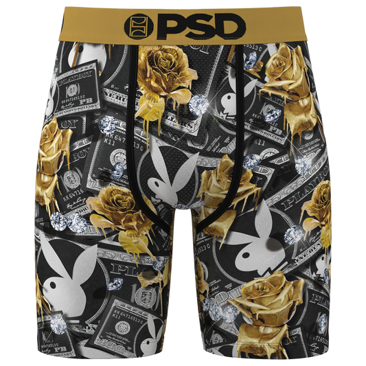 PSD 100 Roses Underwear - Men's - Gold/Black